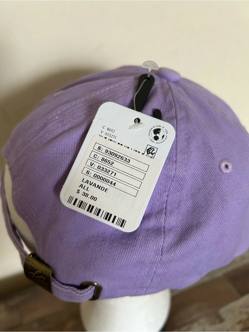 Free People NWT purple lavander baseball cap hat